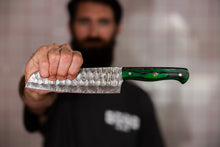 Load image into Gallery viewer, Damascus Santoku Knife