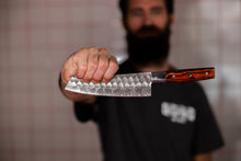Load image into Gallery viewer, Damascus Bunka Knife