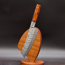 Load image into Gallery viewer, Damascus Bunka Knife
