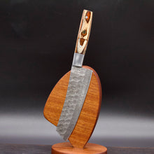 Load image into Gallery viewer, Damascus Bunka Knife