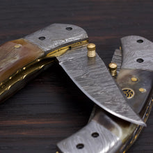 Load image into Gallery viewer, Damascus Folder