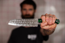 Load image into Gallery viewer, Damascus Santoku Knife