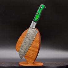 Load image into Gallery viewer, Damascus Santoku Knife