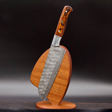 Load image into Gallery viewer, Damascus Santoku Knife