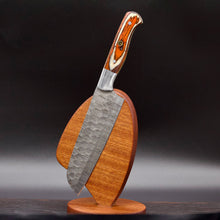 Load image into Gallery viewer, Damascus Santoku Knife