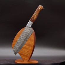 Load image into Gallery viewer, Damascus Santoku Knife
