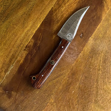 Load image into Gallery viewer, Arbor Novo Damascus Steel Rosewood Small Fixed Blade