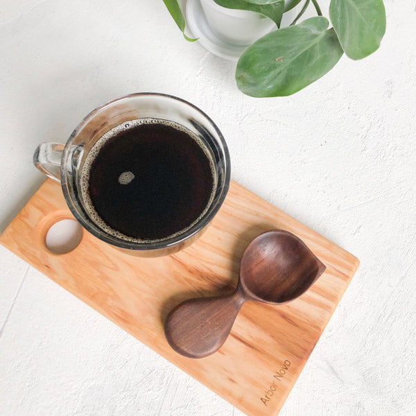 Arbor Novo Black Walnut Signature Barista Wooden Coffee Scoop