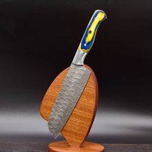 Load image into Gallery viewer, Damascus Santoku Knife
