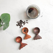 Load image into Gallery viewer, Arbor Novo Whale&#39;s Tail Wooden Coffee Scoops
