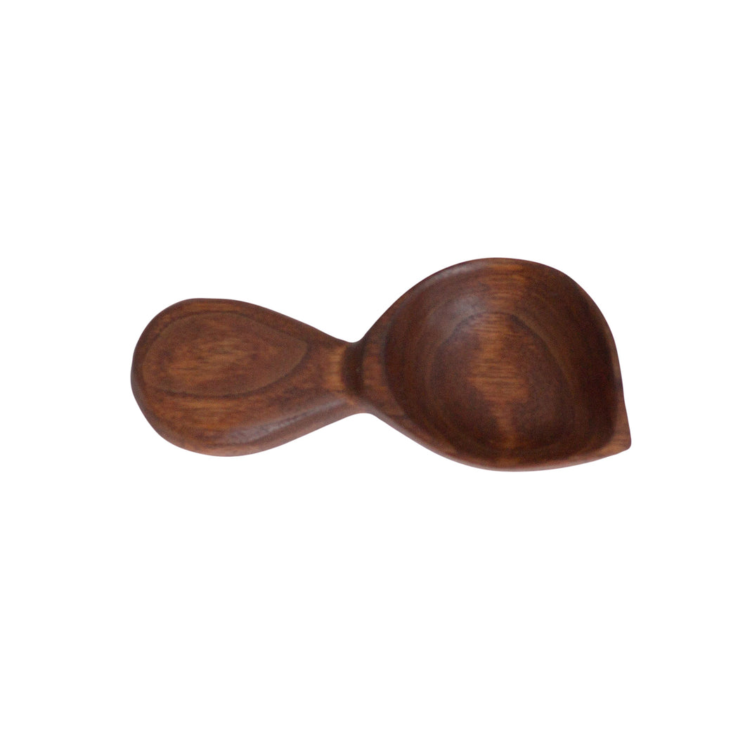 Signature Barista wooden coffee scoop in black walnut