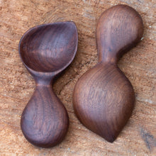 Load image into Gallery viewer, Two Arbor Novo black walnut Signature Barista wooden coffee scoops
