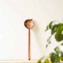 Load image into Gallery viewer, Arbor Novo&#39;s Signature Chef spoon in tiger maple wood
