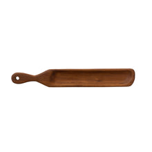 Load image into Gallery viewer, Arbor Novo black walnut wooden cheese &amp; cracker tray

